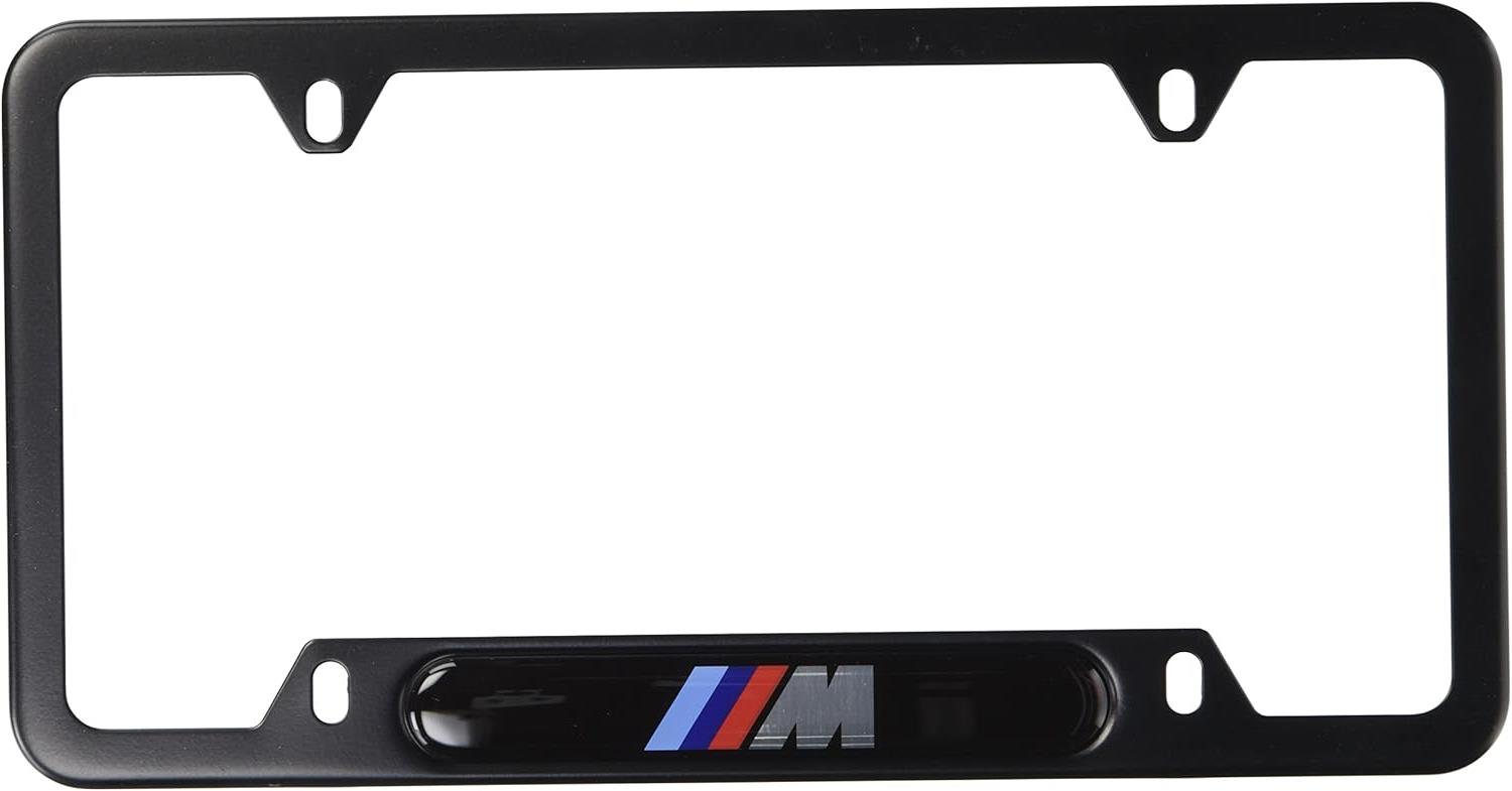 Picture of Genuine BMW M Logo Black License Plate Frame ‎82-12-0-010-404